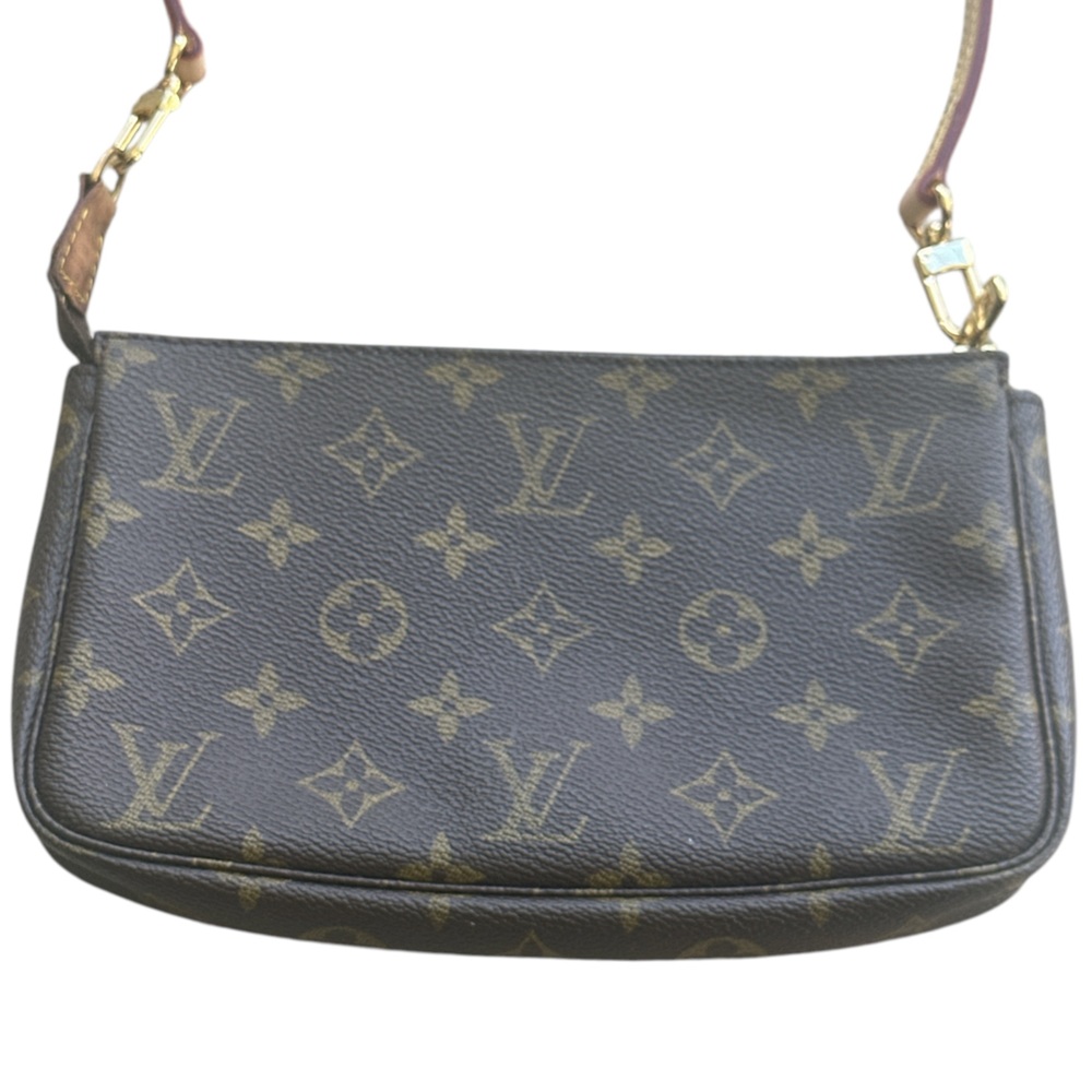 Louis Vuitton Classic Brown Monogram Pouch/Shoulder Bag - Picture 5 of 12